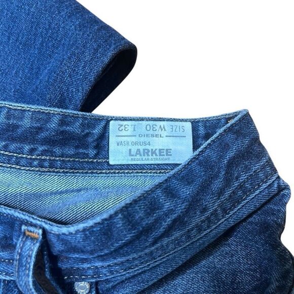 Y2K Diesel Larkee Made In USA ORUS4 Denim Jeans Regular 30 - Picture 8 of 10